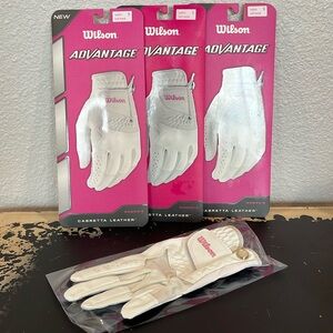 Wilson Advantage Women’s Golf Gloves. Three gloves for one low price!